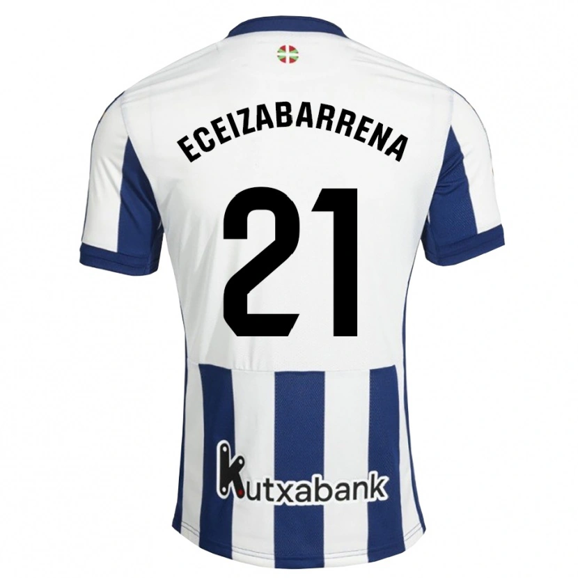 Danxen Damen Jon Eceizabarrena #21 Marineweiß Goldrute Heimtrikot Trikot 2026/27 T-Shirt