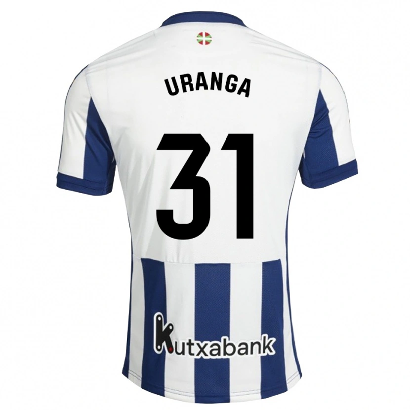 Danxen Damen Haizea Uranga Agirre #31 Marineweiß Goldrute Heimtrikot Trikot 2026/27 T-Shirt