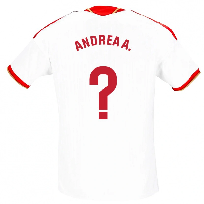 Danxen Damen Andrea Abigail Álvarez Donis #0 Weiß Rot Heimtrikot Trikot 2026/27 T-Shirt
