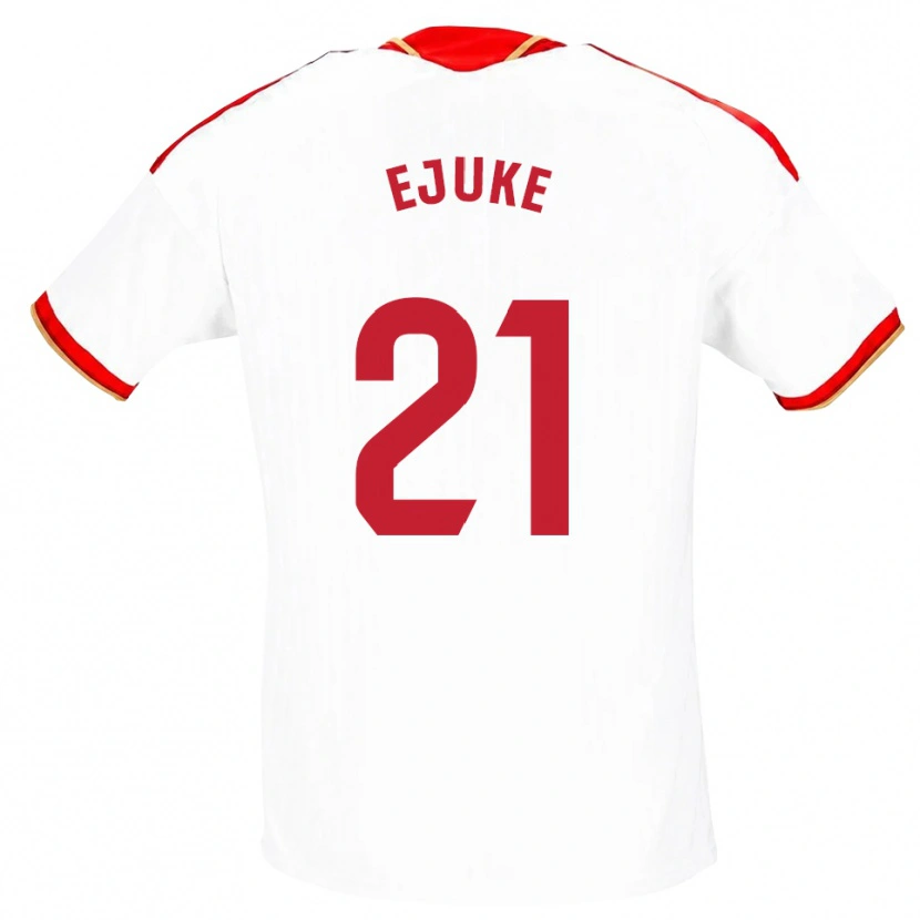 Danxen Damen Chidera Ejuke #21 Weiß Rot Heimtrikot Trikot 2026/27 T-Shirt