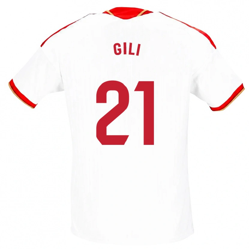 Danxen Damen Gemma Gili #21 Weiß Rot Heimtrikot Trikot 2026/27 T-Shirt
