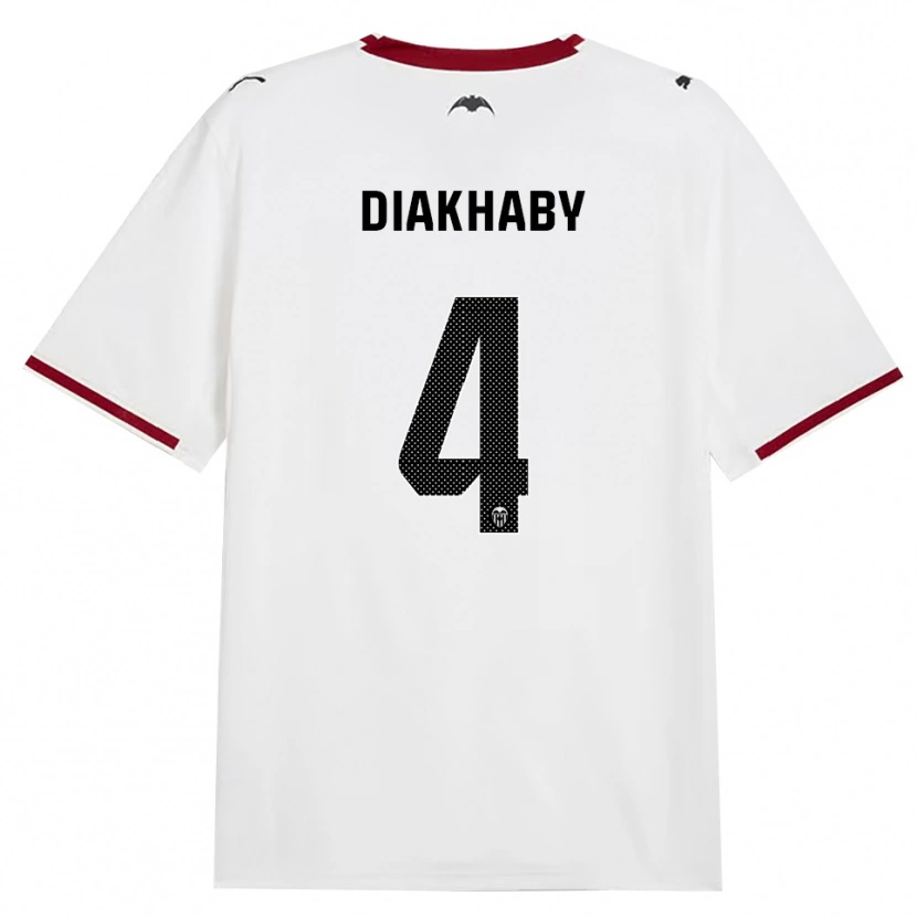 Danxen Damen Mouctar Diakhaby #4 Schwarz Weiß Rot Gelb Heimtrikot Trikot 2026/27 T-Shirt