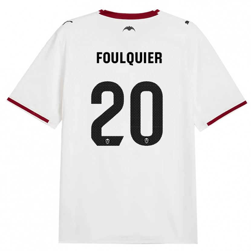 Danxen Damen Dimitri Foulquier #20 Schwarz Weiß Rot Gelb Heimtrikot Trikot 2026/27 T-Shirt