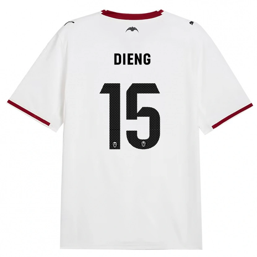 Danxen Damen Aliou Dieng #15 Schwarz Weiß Rot Gelb Heimtrikot Trikot 2026/27 T-Shirt