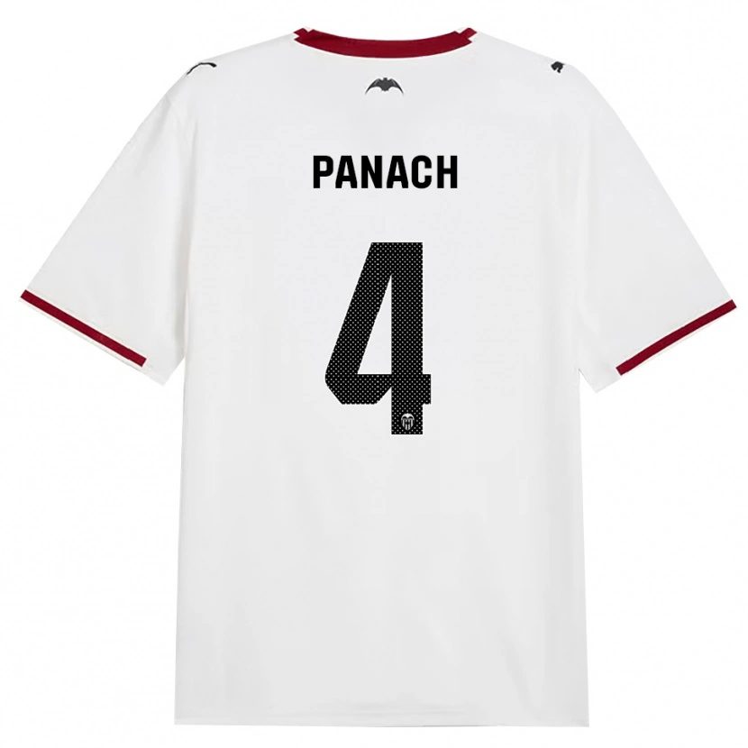 Danxen Damen Alejandro Panach #4 Schwarz Weiß Rot Gelb Heimtrikot Trikot 2026/27 T-Shirt