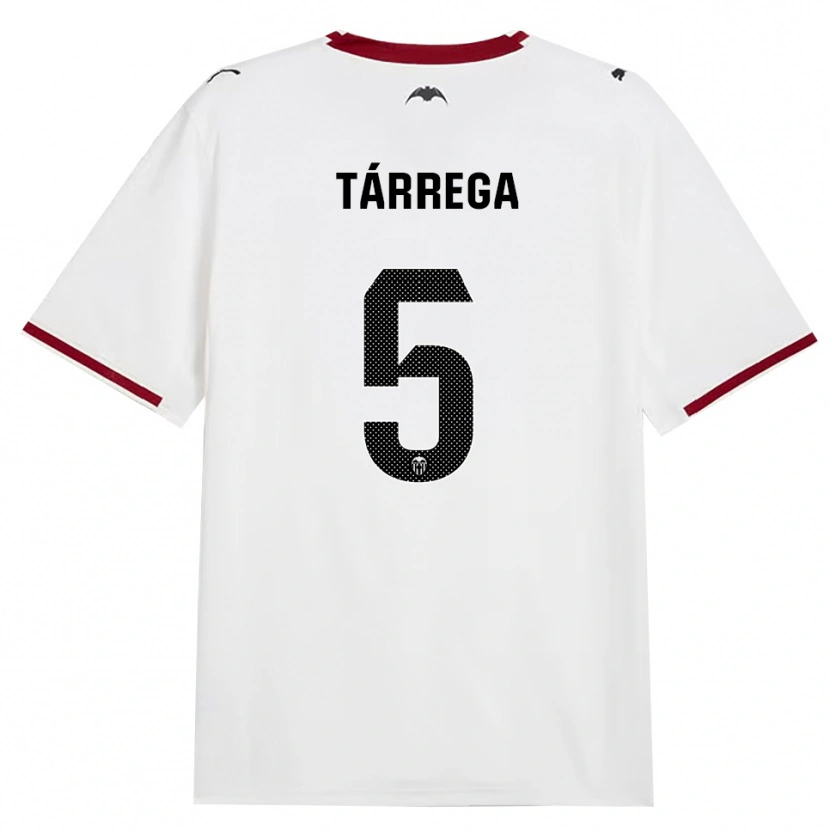 Danxen Damen César Tárrega #5 Schwarz Weiß Rot Gelb Heimtrikot Trikot 2026/27 T-Shirt