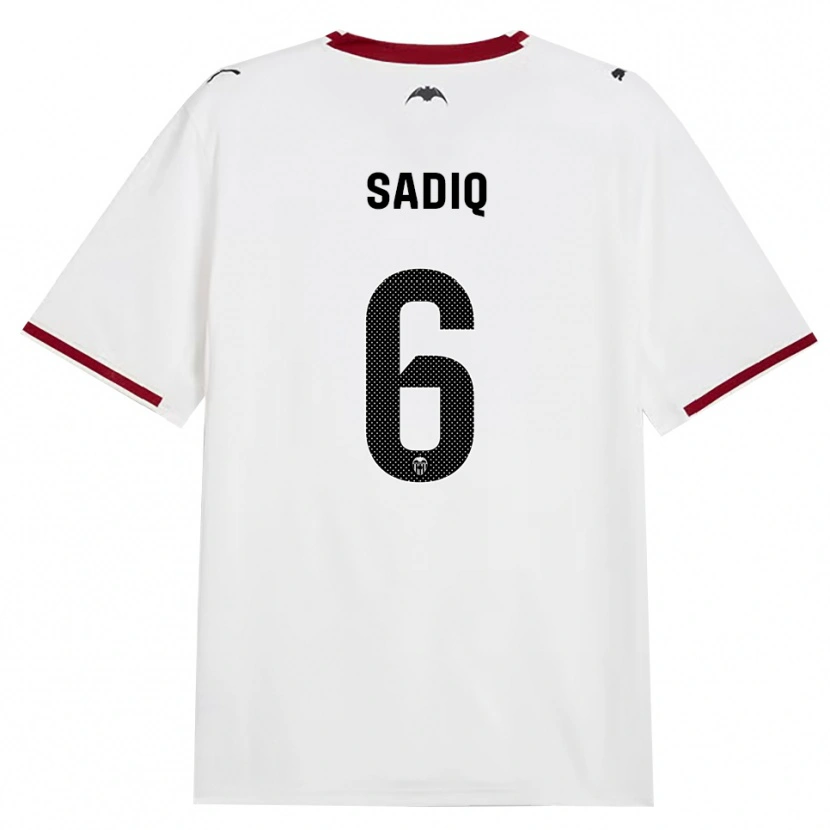 Danxen Damen Umar Sadiq #6 Schwarz Weiß Rot Gelb Heimtrikot Trikot 2026/27 T-Shirt