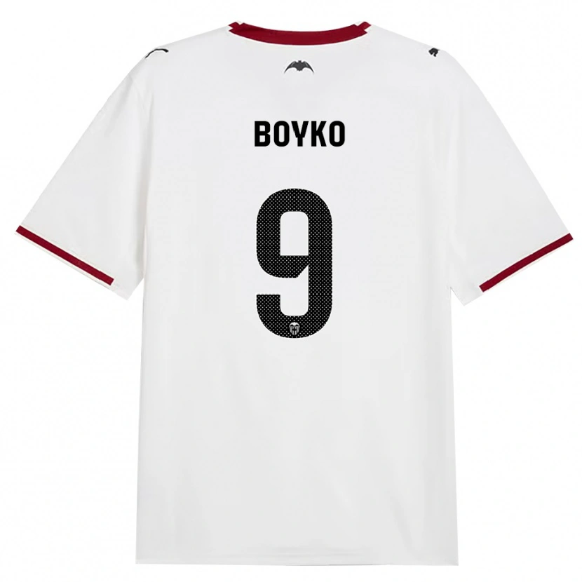 Danxen Damen Yaroslav Boyko #9 Schwarz Weiß Rot Gelb Heimtrikot Trikot 2026/27 T-Shirt
