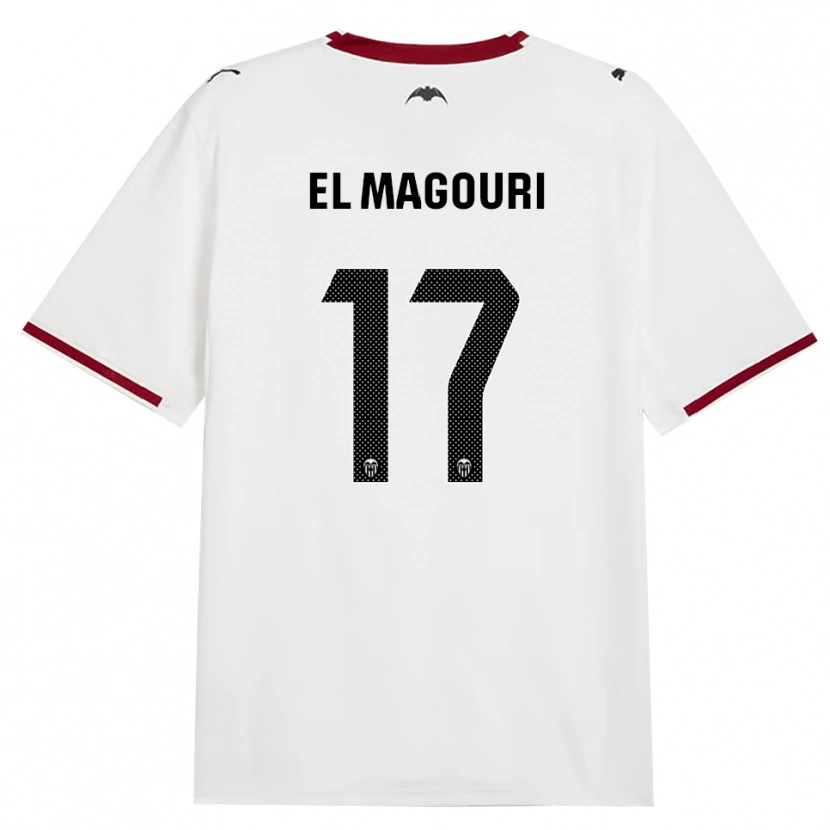 Danxen Damen Anas El Magouri #17 Schwarz Weiß Rot Gelb Heimtrikot Trikot 2026/27 T-Shirt