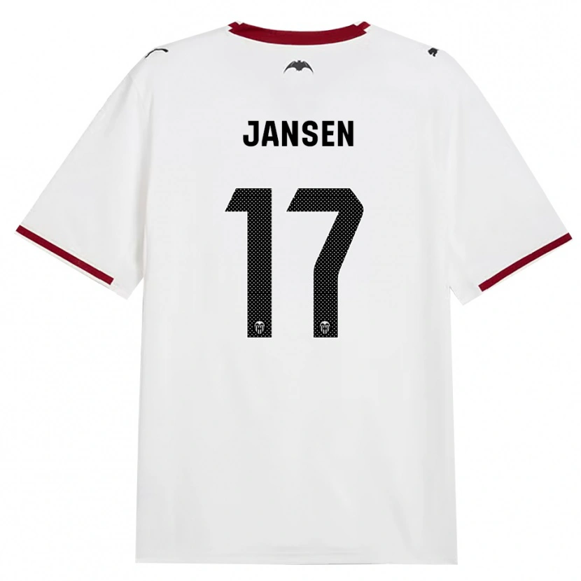 Danxen Damen Ellen Jansen #17 Schwarz Weiß Rot Gelb Heimtrikot Trikot 2026/27 T-Shirt