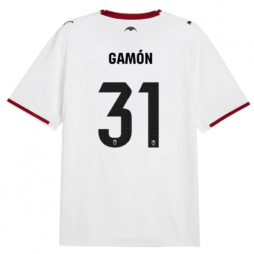 Danxen Damen Rodrigo Gamón #31 Schwarz Weiß Rot Gelb Heimtrikot Trikot 2026/27 T-Shirt