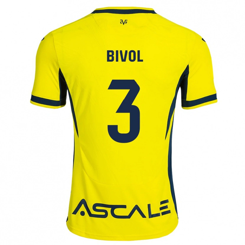 Danxen Damen Victor Bivol #3 Gelb Schwarz Rot Heimtrikot Trikot 2026/27 T-Shirt