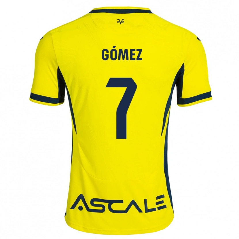 Danxen Damen Valen Gómez #7 Gelb Schwarz Rot Heimtrikot Trikot 2026/27 T-Shirt
