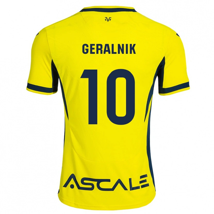 Danxen Damen Tiago Geralnik #10 Gelb Schwarz Rot Heimtrikot Trikot 2026/27 T-Shirt