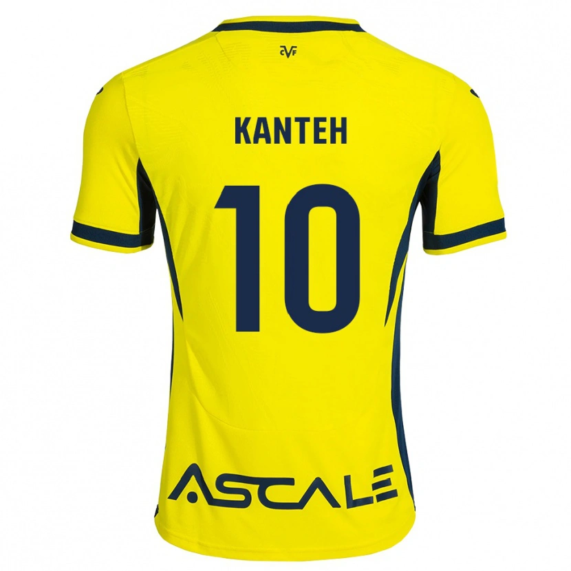Danxen Damen Fatou Kanteh #10 Gelb Schwarz Rot Heimtrikot Trikot 2026/27 T-Shirt