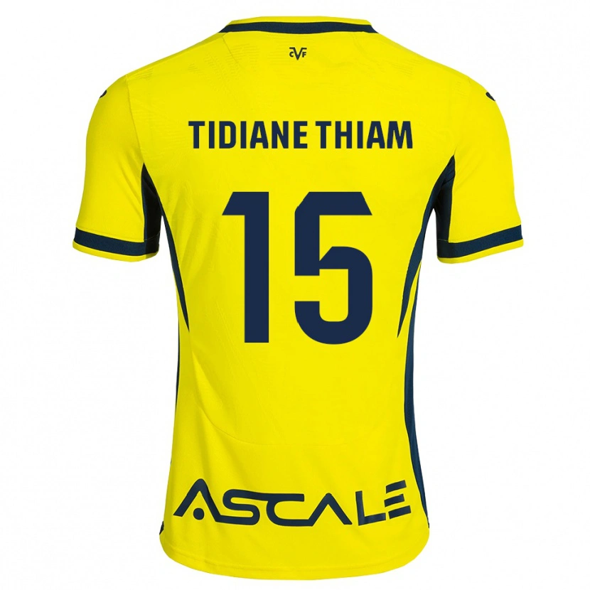 Danxen Damen Cheikh Tidiane Thiam #15 Gelb Schwarz Rot Heimtrikot Trikot 2026/27 T-Shirt