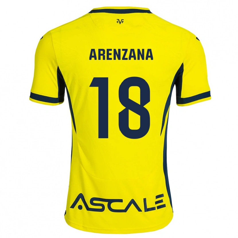 Danxen Damen Pablo Arenzana #18 Gelb Schwarz Rot Heimtrikot Trikot 2026/27 T-Shirt
