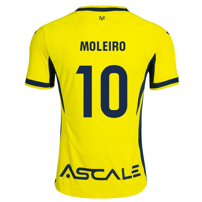 Danxen Damen Alberto Moleiro #10 Gelb Schwarz Rot Heimtrikot Trikot 2026/27 T-Shirt