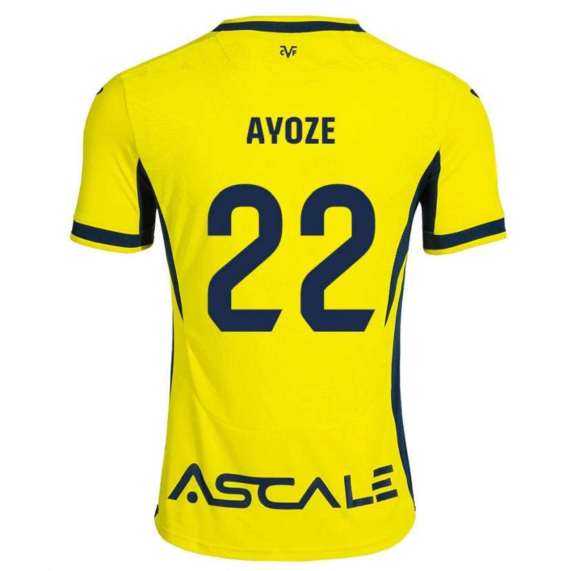 Danxen Damen Ayoze Pérez #22 Gelb Schwarz Rot Heimtrikot Trikot 2026/27 T-Shirt