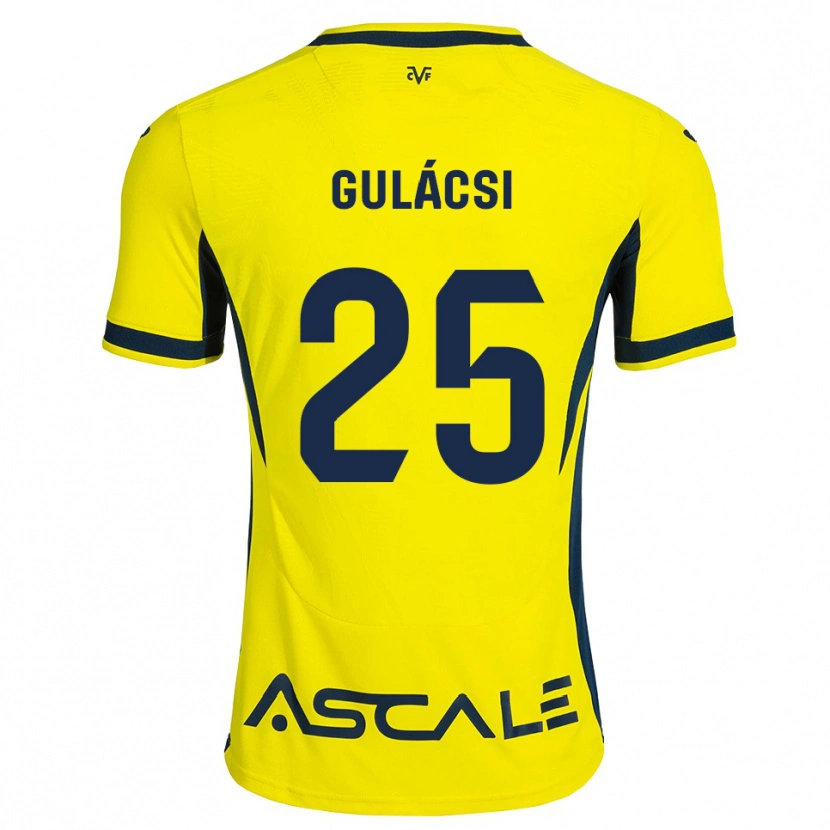 Danxen Damen Péter Gulácsi #25 Gelb Schwarz Rot Heimtrikot Trikot 2026/27 T-Shirt