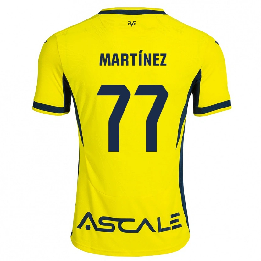 Danxen Damen Enric Martínez #77 Gelb Schwarz Rot Heimtrikot Trikot 2026/27 T-Shirt