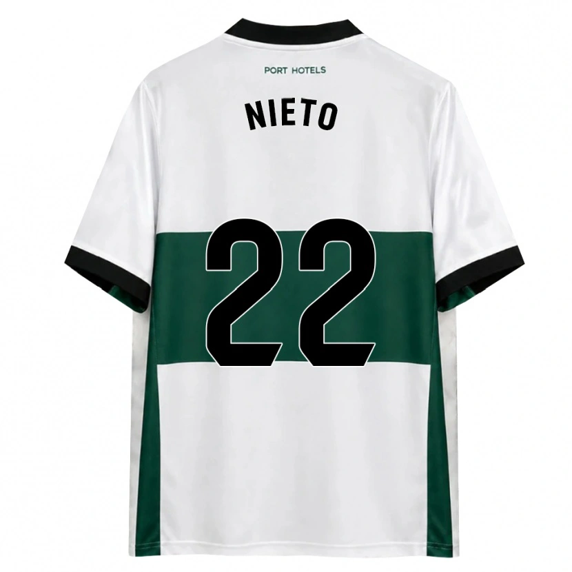 Danxen Damen Dani Nieto #22 Grün Weiß Rot Heimtrikot Trikot 2026/27 T-Shirt