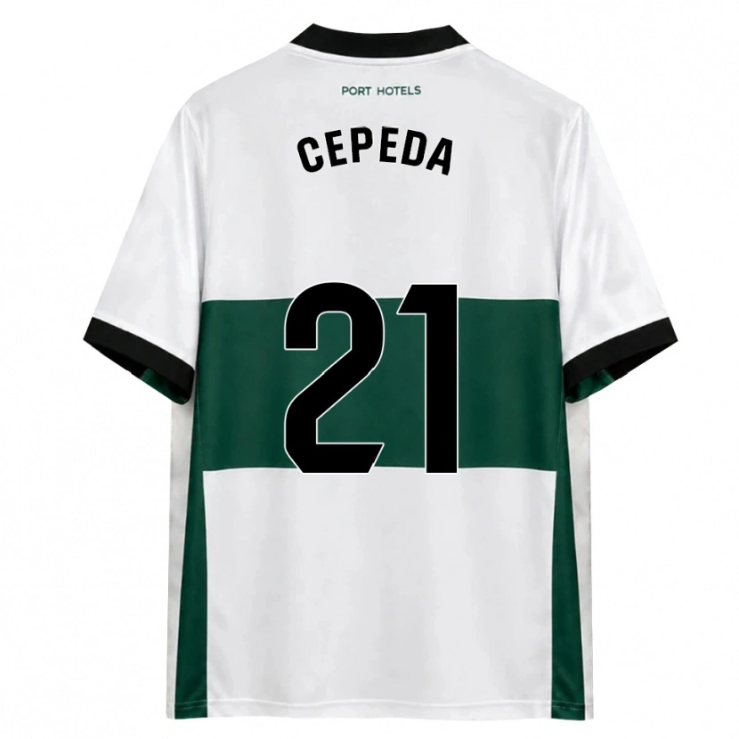 Danxen Damen Lucas Cepeda #21 Grün Weiß Rot Heimtrikot Trikot 2026/27 T-Shirt
