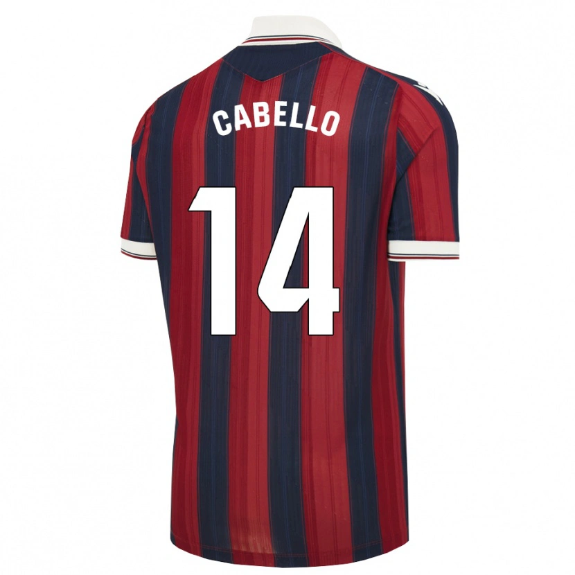 Danxen Damen Jorge Cabello #14 Mitternachtsblau Rot Heimtrikot Trikot 2026/27 T-Shirt