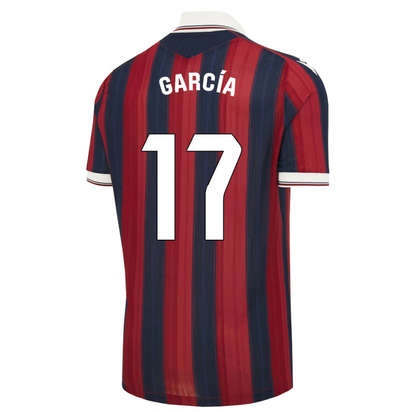Danxen Damen Víctor García #17 Mitternachtsblau Rot Heimtrikot Trikot 2026/27 T-Shirt