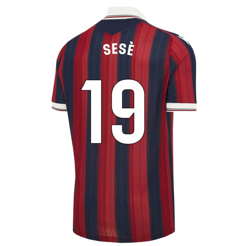 Danxen Damen Mario Sesè #19 Mitternachtsblau Rot Heimtrikot Trikot 2026/27 T-Shirt