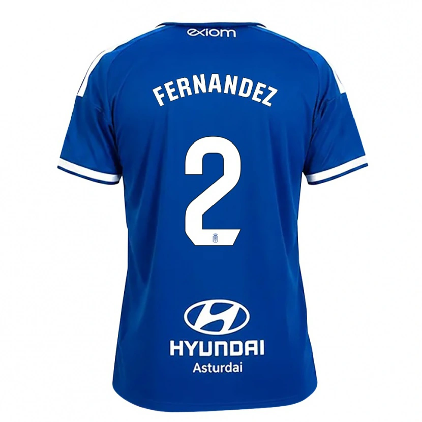 Danxen Damen Adrián Fernández #2 Mittelblau Weiß Heimtrikot Trikot 2026/27 T-Shirt