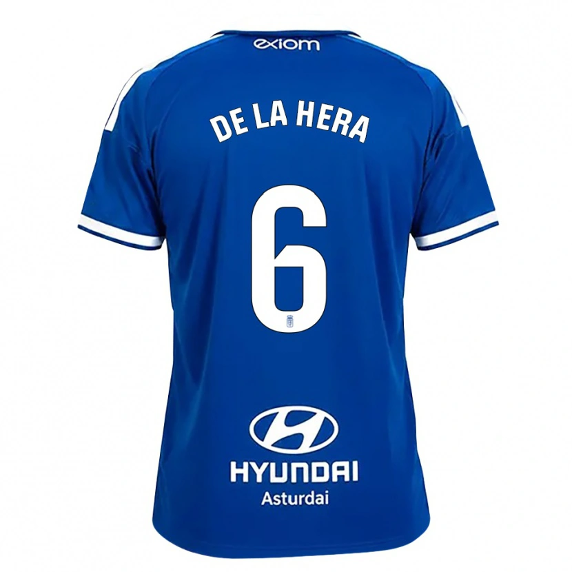 Danxen Damen Óscar De La Hera #6 Mittelblau Weiß Heimtrikot Trikot 2026/27 T-Shirt