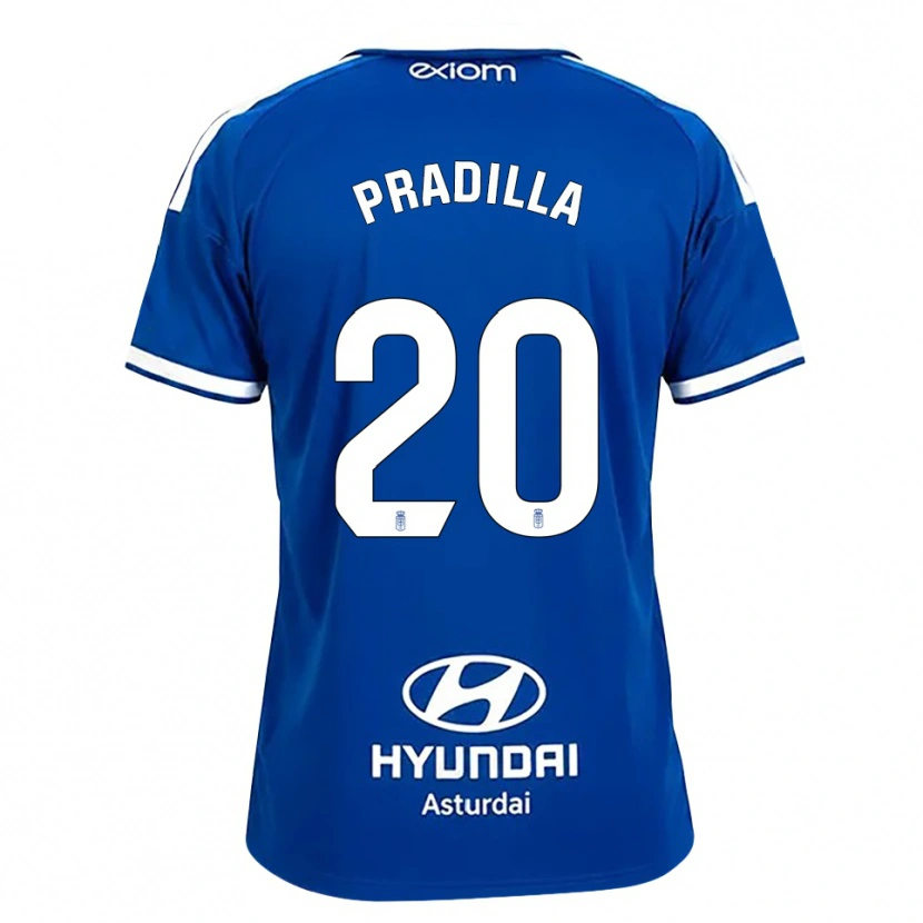 Danxen Damen Elena Pradilla Aranda #20 Mittelblau Weiß Heimtrikot Trikot 2026/27 T-Shirt