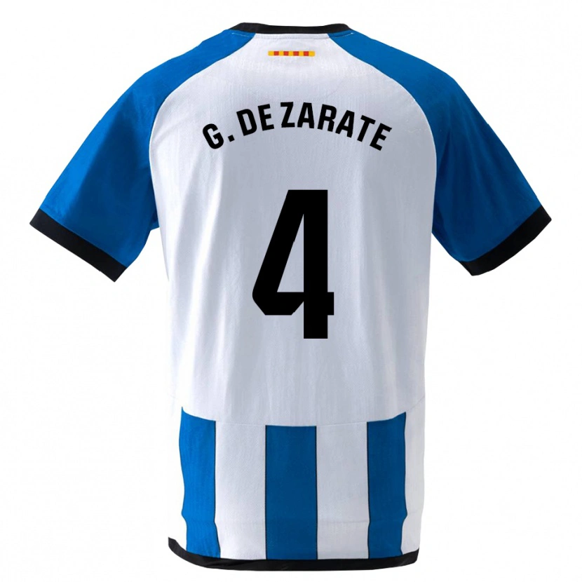 Danxen Damen Urko González De Zárate #4 Königsblau Weiß Heimtrikot Trikot 2026/27 T-Shirt