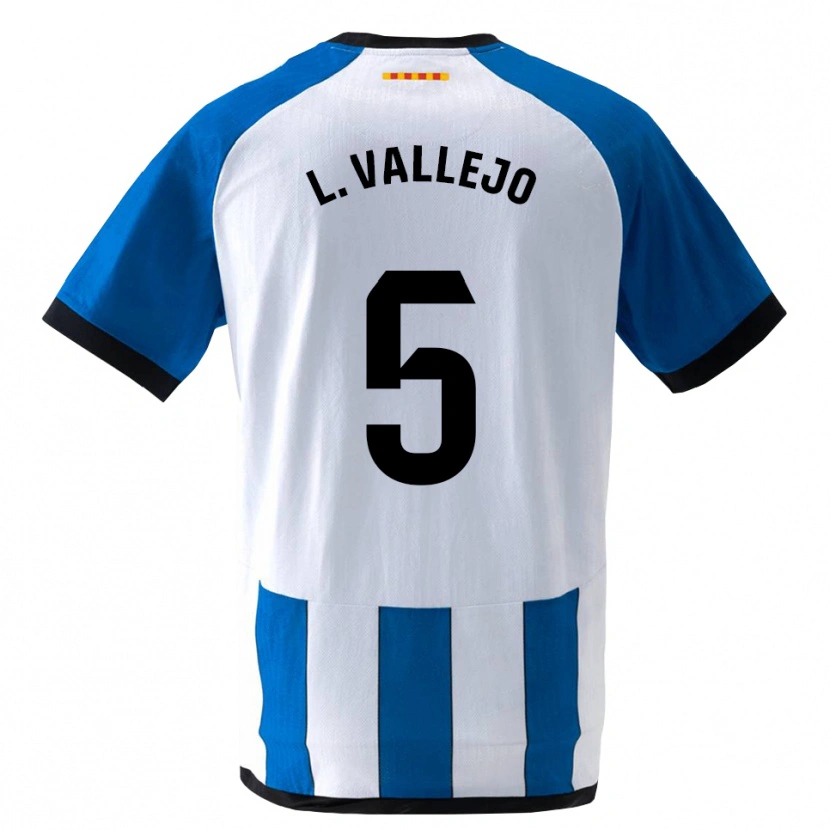 Danxen Damen Lucía Vallejo Blázquez #5 Königsblau Weiß Heimtrikot Trikot 2026/27 T-Shirt