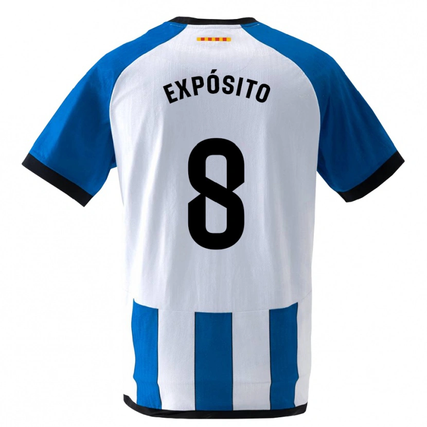 Danxen Damen Edu Expósito #8 Königsblau Weiß Heimtrikot Trikot 2026/27 T-Shirt