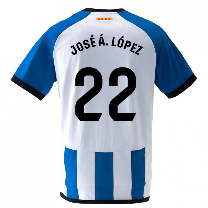 Danxen Damen José Ángel López #22 Königsblau Weiß Heimtrikot Trikot 2026/27 T-Shirt