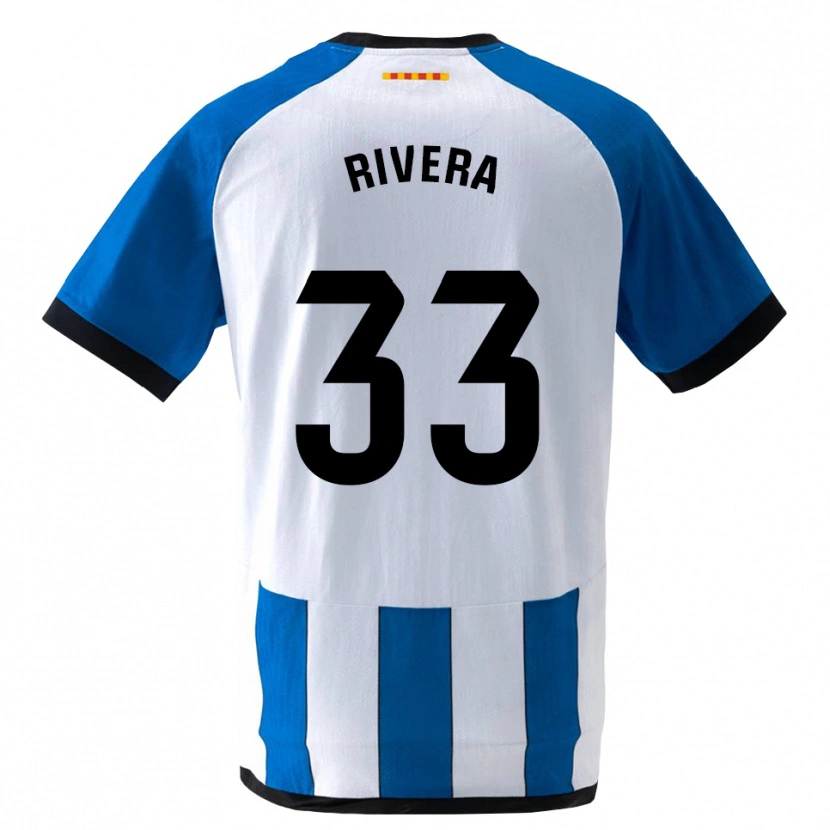 Danxen Damen Pol Rivera #33 Königsblau Weiß Heimtrikot Trikot 2026/27 T-Shirt
