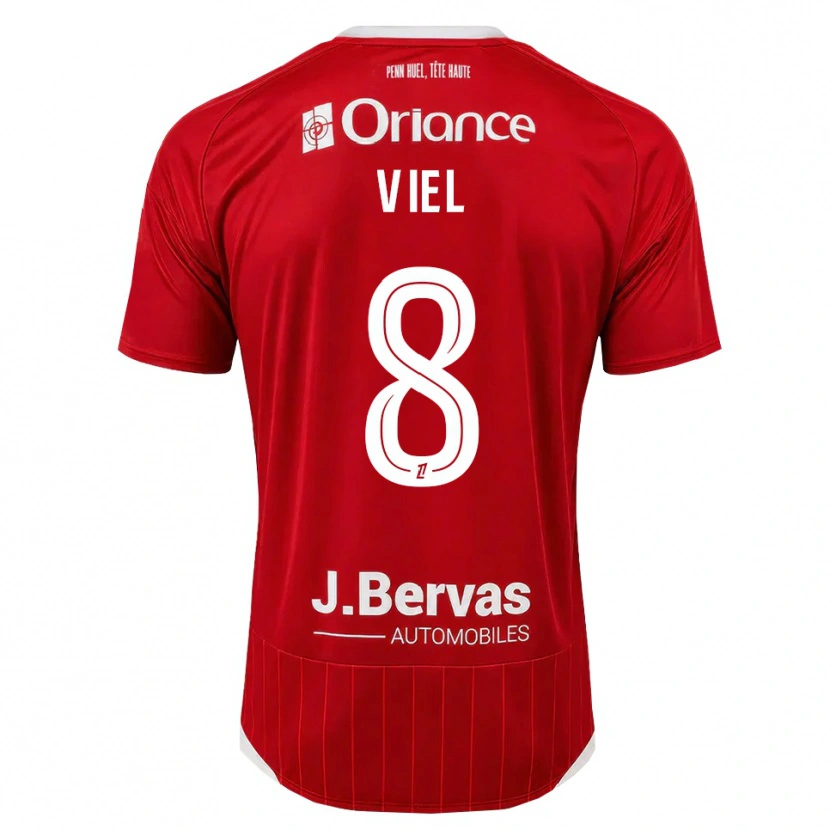 Danxen Damen Sacha Viel #8 Weiß Rot Heimtrikot Trikot 2026/27 T-Shirt