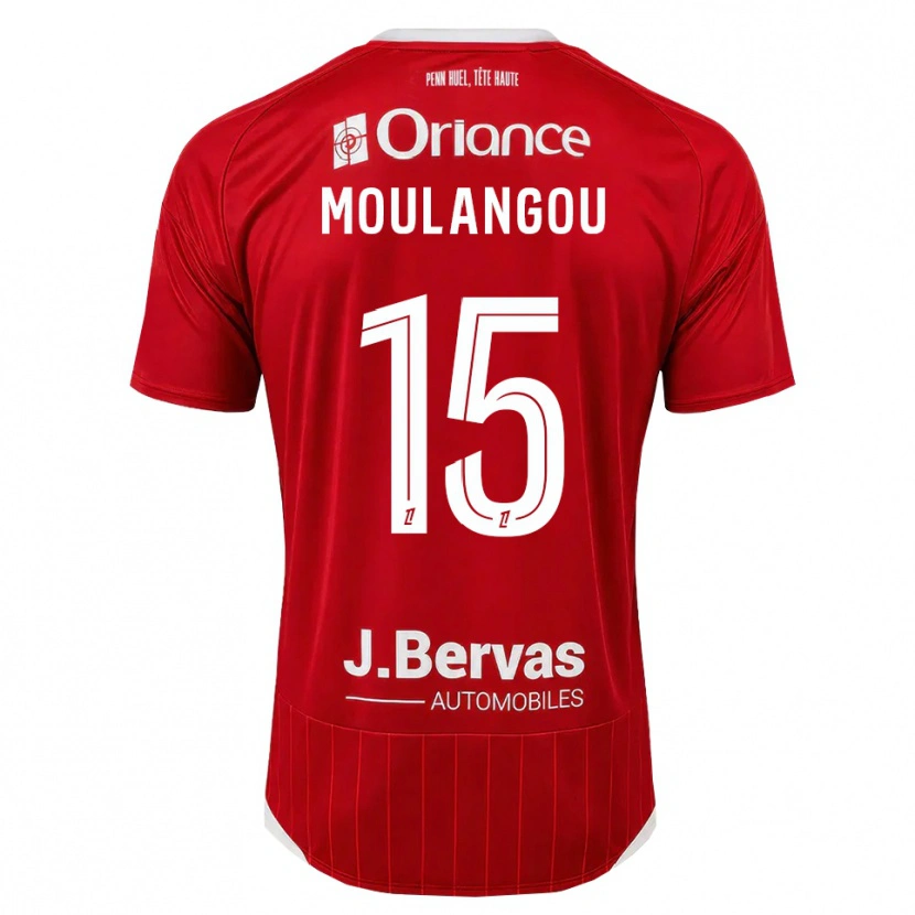 Danxen Damen Kenan Moulangou #15 Weiß Rot Heimtrikot Trikot 2026/27 T-Shirt