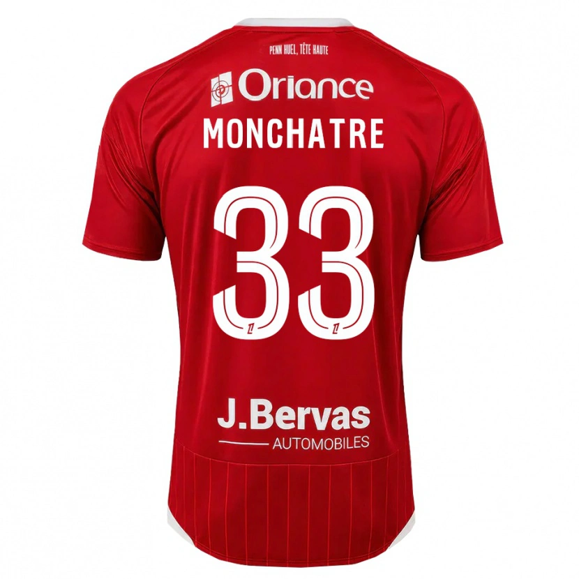 Danxen Damen Enzo Monchatre #33 Weiß Rot Heimtrikot Trikot 2026/27 T-Shirt