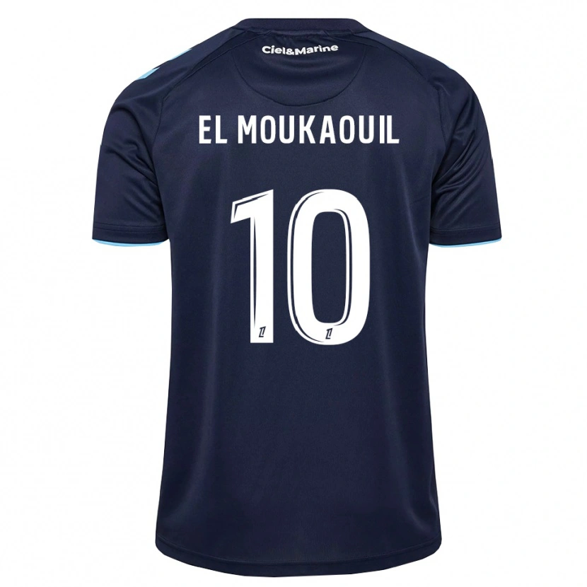 Danxen Damen Mohamed El Moukaouil #10 Kornblumenblau Mitternachtsblau Heimtrikot Trikot 2026/27 T-Shirt