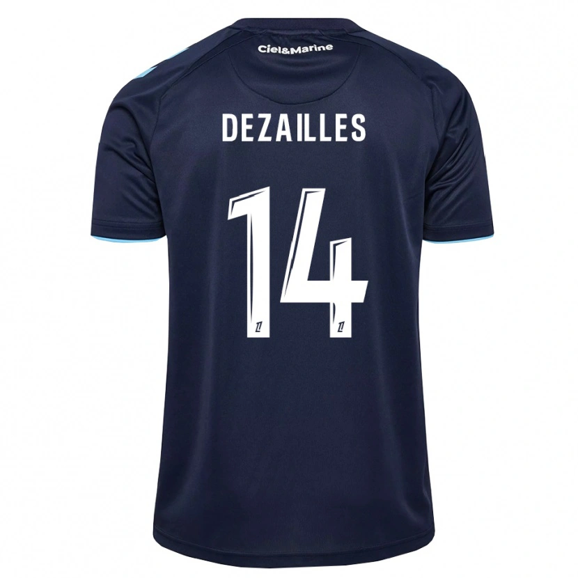 Danxen Damen Arsène Dezailles #14 Kornblumenblau Mitternachtsblau Heimtrikot Trikot 2026/27 T-Shirt
