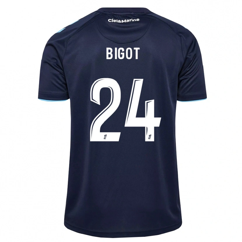 Danxen Damen Maureen Bigot #24 Kornblumenblau Mitternachtsblau Heimtrikot Trikot 2026/27 T-Shirt