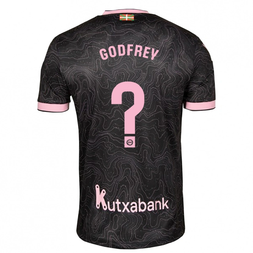 Danxen Damen Andrés Godfrey #0 Schwarz Pink Auswärtstrikot Trikot 2026/27 T-Shirt