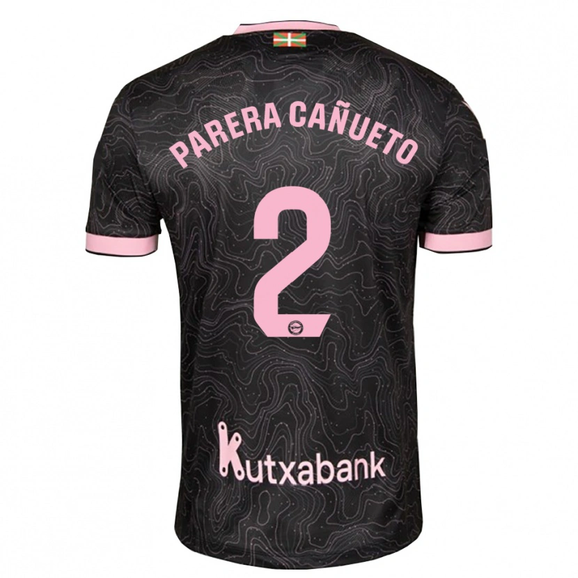 Danxen Damen Laia Parera Cañueto #2 Schwarz Pink Auswärtstrikot Trikot 2026/27 T-Shirt