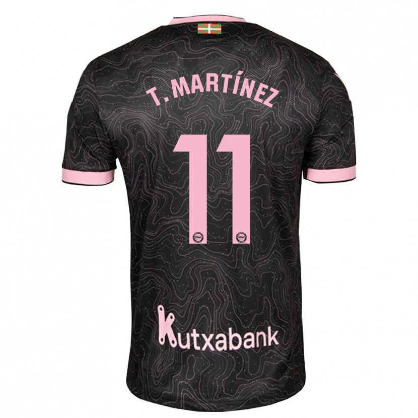 Danxen Damen Toni Martínez #11 Schwarz Pink Auswärtstrikot Trikot 2026/27 T-Shirt
