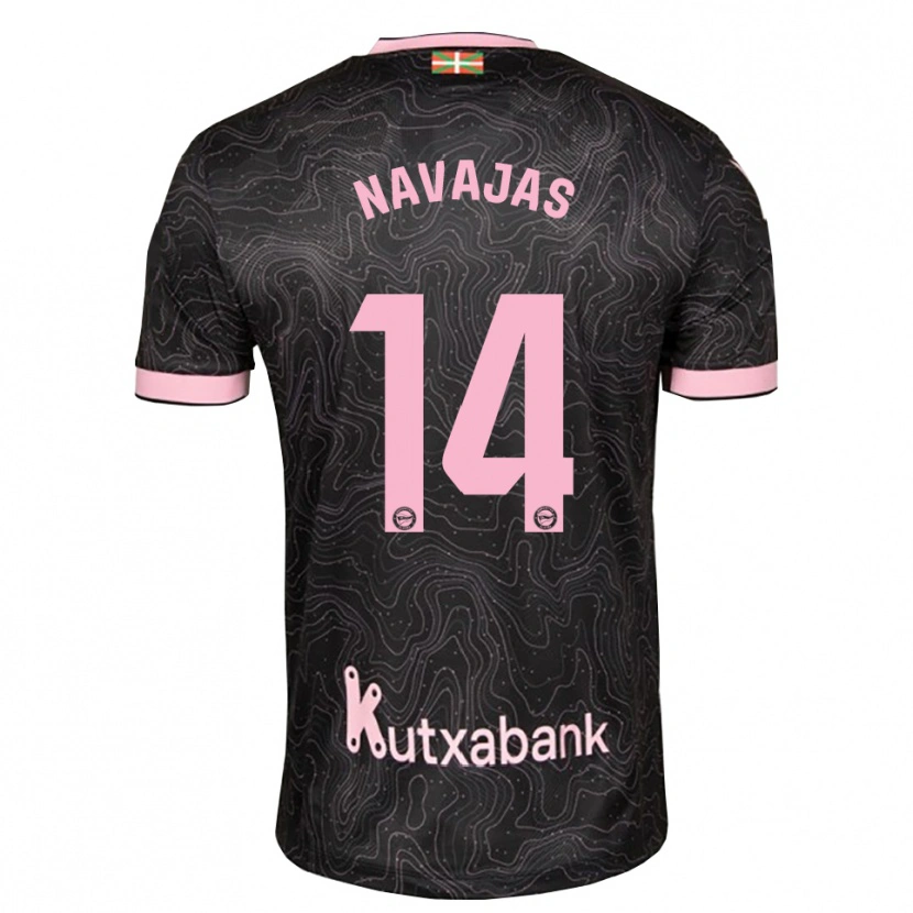 Danxen Damen Laura Navajas #14 Schwarz Pink Auswärtstrikot Trikot 2026/27 T-Shirt