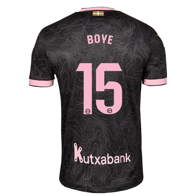 Danxen Damen Lucas Boyé #15 Schwarz Pink Auswärtstrikot Trikot 2026/27 T-Shirt