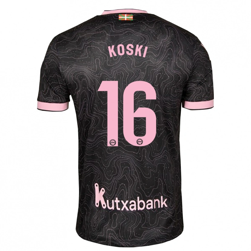 Danxen Damen Ville Koski #16 Schwarz Pink Auswärtstrikot Trikot 2026/27 T-Shirt